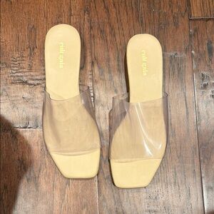 Clear Slide Sandals by Cult Gaia